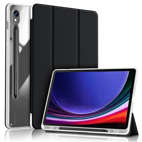 아이OK 갤럭시탭S8 S펜 수납 클리어 북커버 케이스