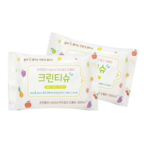 퀸마루 크린티슈 리필형 20매 (3팩)_이미지