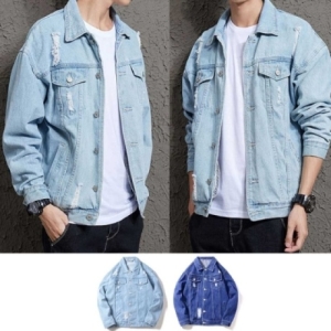 학생 청자켓 데님 스타일 연청 여행 데이트 패션 코디 W86807B