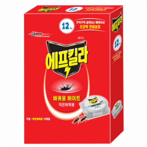 SC존슨 에프킬라 ㅤ레귤라 베이트 작은바퀴용 12개입 (2팩)_이미지