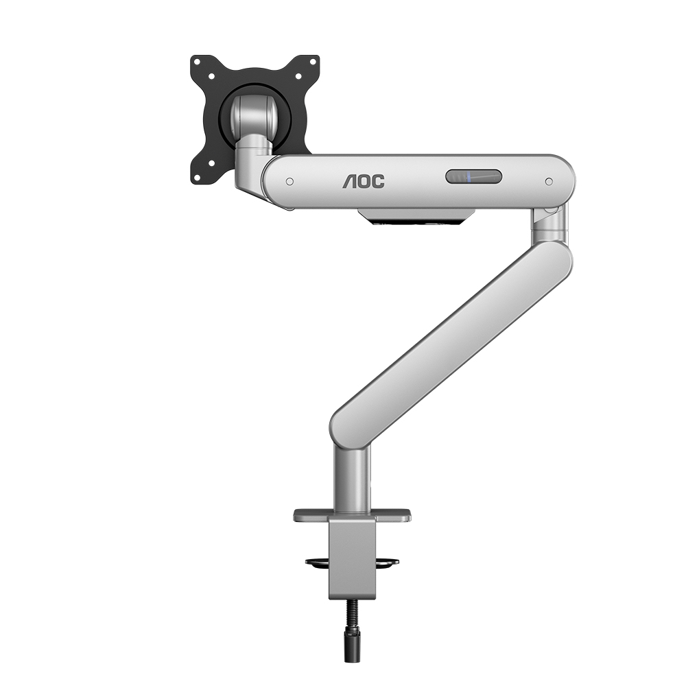 알파스캔 AOC AM400 프리미어 실버 싱글 <b>모니터</b><b>암</b>