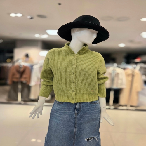 올리브데올리브 하이넥 니트 가디건 K5WD419_이미지