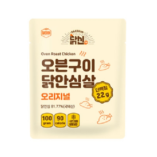 퍼니엠 다신샵 닭신 오븐구이 닭안심살 오리지널 100g (3개)_이미지
