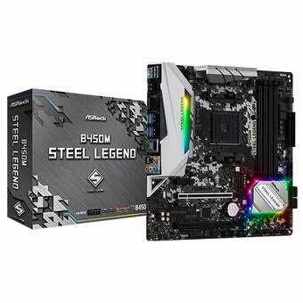 ASRock <b>B450M</b> <b>스틸</b><b>레전드</b> 에즈윈