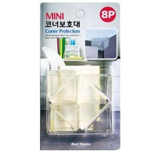 다이소 미니 코너 보호대 (8P-50311) 8개_이미지