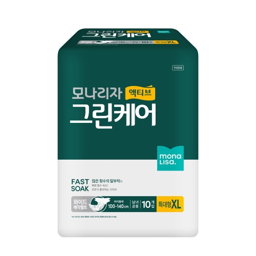 모나리자 액티브 그린케어 와이드 매직벨트 특대형 10개 (6팩(60개))_이미지