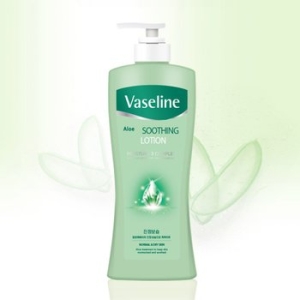 유니레버 바세린 알로에 수딩 로션 450ml (1개)_이미지