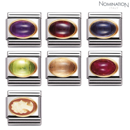 컴포저블 클래식 OVAL SEMIPRECIOUS STONES 18K 골드 링크 030504 여자팔찌 남자팔찌 커플팔찌 브랜..