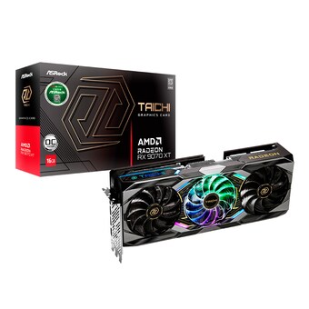 ASRock <b>라데온</b> RX 9070 XT Taichi OC D6 16GB 대원씨티에스