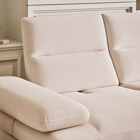 에싸 프라도 스윙기능 리브 패브릭 소파 4인용 (스툴포함)_이미지