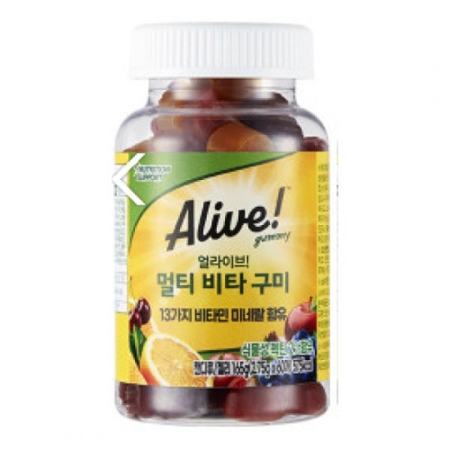 얼라이브 멀티 비타 구미 60개입 (2개)_이미지