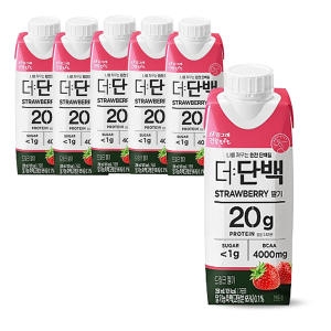 빙그레 더단백 드링크 딸기 250ml (6개)