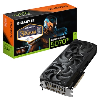 GIGABYTE 지포스 RTX <b>5070</b> <b>Ti</b> WINDFORCE OC SFF D7 16GB 피씨디렉트