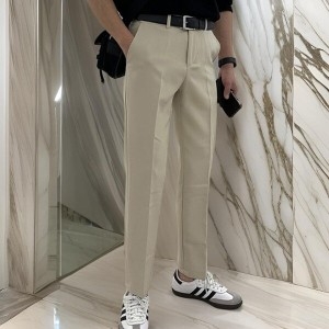 기타 패플 다잇템다잇템 남자 슬림 댄디룩 H라인 세미정장 슬랙스_200417