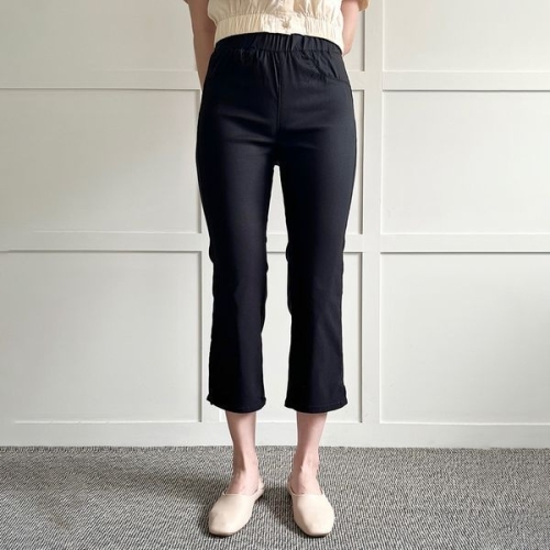 아이우먼 9부옆트임스판일자팬츠 LOP294M507 빅사이즈