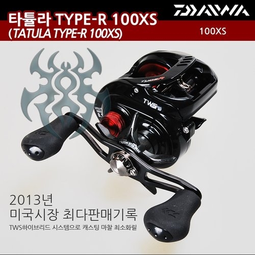 다이와 타튤라 베이트릴100XS L /루어낚시 릴,민물낚시 릴,배스낚시,장구통릴/미국 최다판매기록/바다민