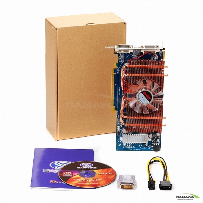 SAPPHIRE 라데온 HD 3850 Blue 256MB VF1000 CyberPack 이엠텍_이미지