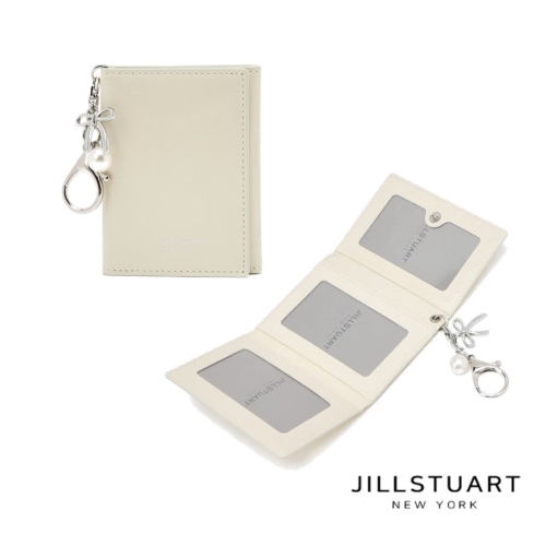 LF 질스튜어트 인생네컷 아이보리 소가죽 포토수납 겸 카드지갑 JAHO5E201IV_이미지