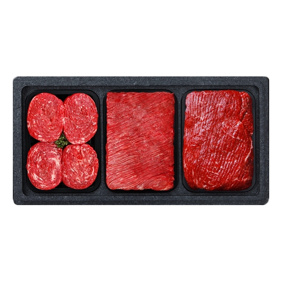 늘조은푸드 남도애한우 한우 1등급 정육세트1호 1.2kg (1개)_이미지