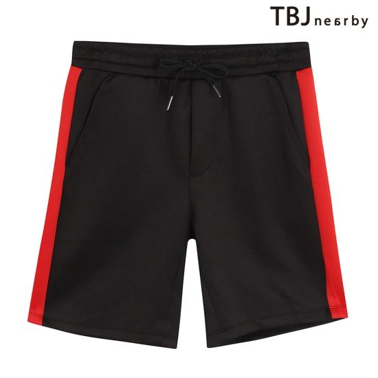 TBJ 남성 옆선배색 5부 팬츠 T182TP450P_이미지