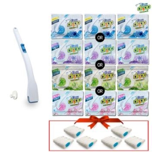 변기크리너 핸들 + 리필 12개입 3개 + 체험분 6매