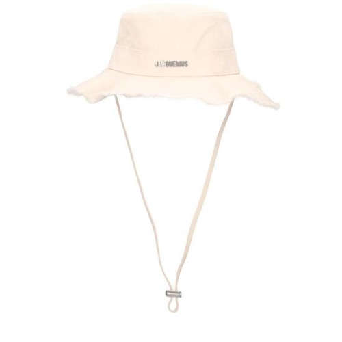 자크뮈스 여성 Le Bob Artichaut 코튼 로고 모자 Off-white 75I5CK104 1657501_이미지