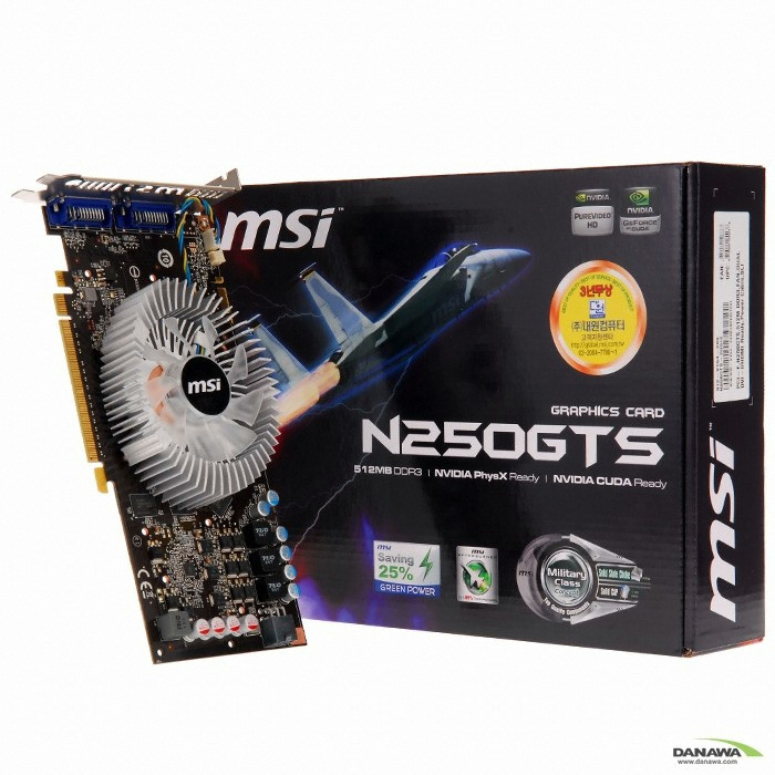 MSI 지포스 GTS250 N250GTS-2D512 512MB 대원_이미지