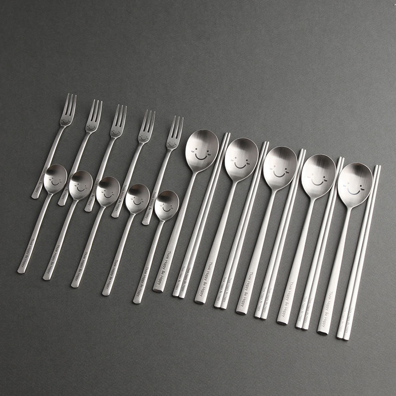 [불명] 인스푼 찰리티티 윙크콤비 커트러리세트 (5인, 20P)_이미지