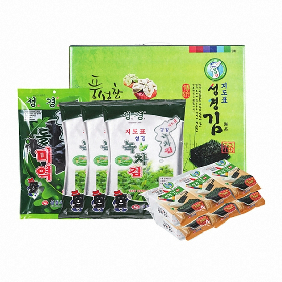 성경식품 지도표성경김 성경김 선물세트 9호이미지입니다. 누르면 해당 게시물로 새창이동합니다.