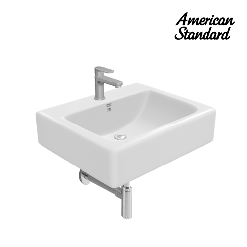 아메리칸스탠다드 컨셉 큐브 1홀 벽걸이 트랩 세면기 CCASF551