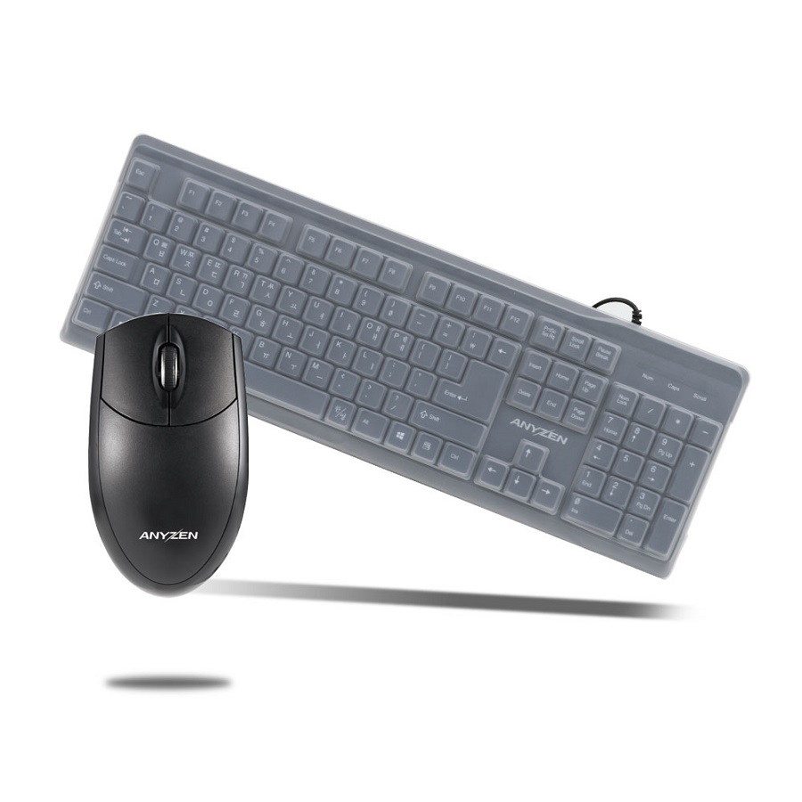 ANYZEN KM2200 유선 키보드 마우스 세트_이미지