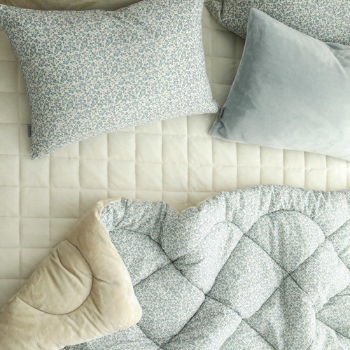 아망떼 메이빈티지 플란넬 극세사 이불베개세트 (퀸 Q)_이미지