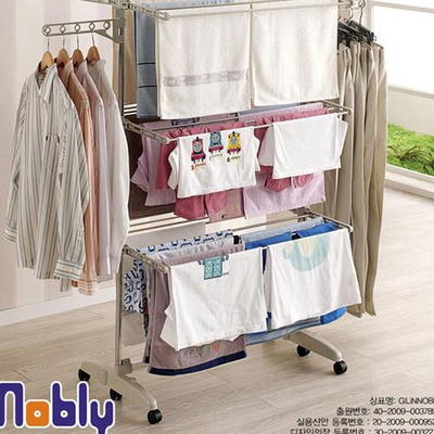 기린산업 노블리 6단 빨래건조대_이미지
