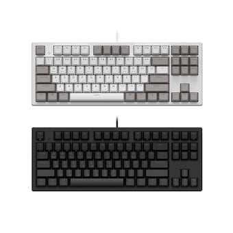 <b>COX</b> 엔데버 텐키리스 RGB PBT 완전방수 무접점 화이트