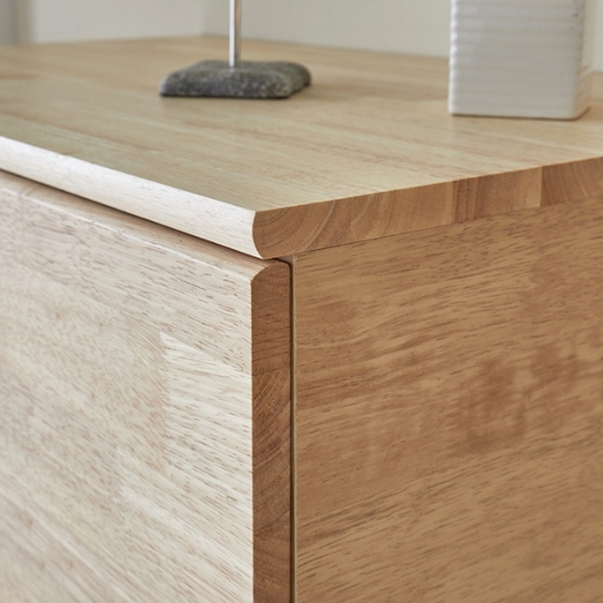 BIF보루네오 앳홈 테드 러버 원목 5단 서랍장 800_이미지