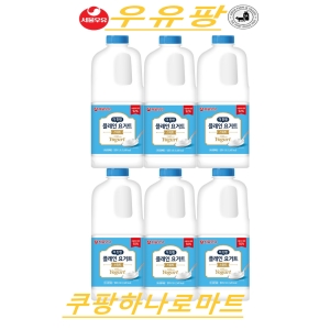 서울우유 더 진한 플레인 요거트 스위트 1.8L (6개)_이미지