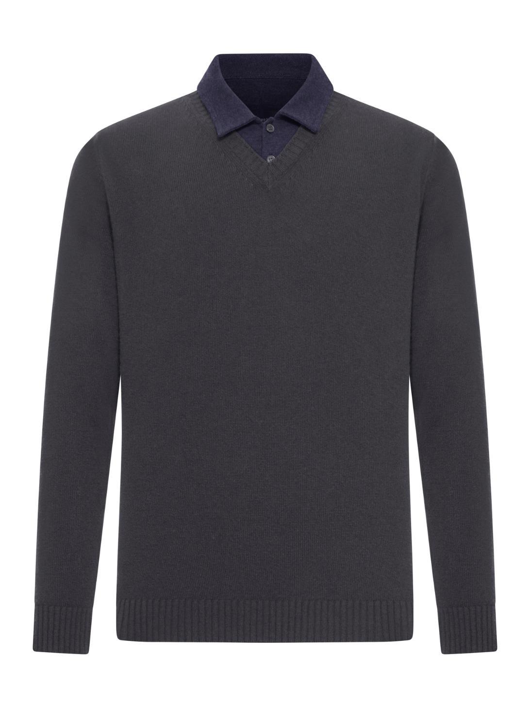 로베르토 콜리나 Knitwear FW25 253M37002SUM37SU21 ANTRA NAVY 6854536_이미지