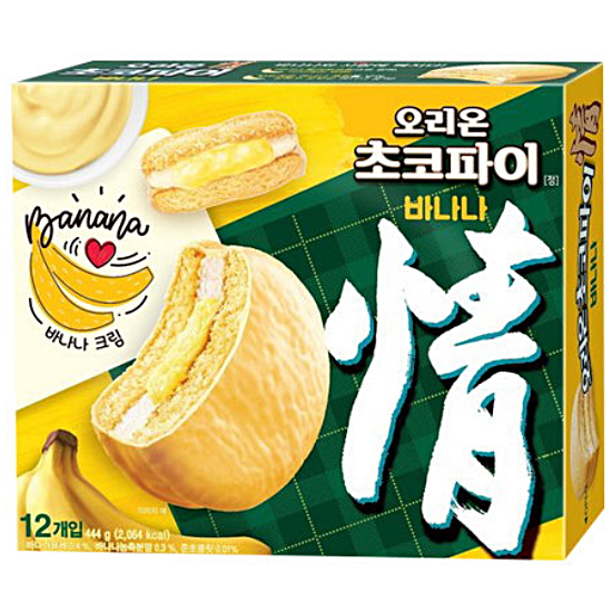 오리온 초코파이 바나나 444g (2개)