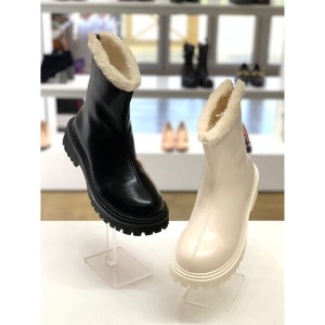 앙세르 라운드토 미씽 퍼트리밍 4cm 미들부츠 ANW23SNQ20FP