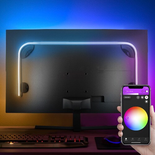 필립스 LED hue play 그라디언트 PC 라이트스트립 32-34인치 모니터용 해외구매 (단품)