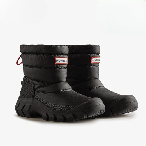 헌터 스노우 부츠 인트레피드 인슐레이드 쇼트 UK5-24.0 cm 블랙
