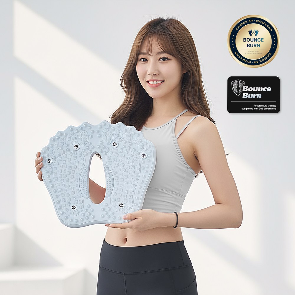 더스크랙 바운스번 가정용 지압 스텝퍼 (2개)_이미지