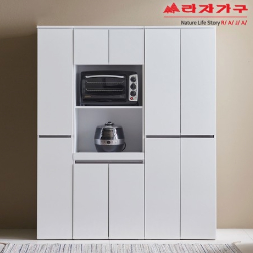 라자가구 비바 플레인 키큰 주방수납장 렌지대세트 1500_이미지