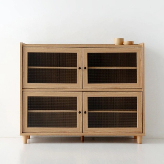 POLABO 넓은 4문 A형 수납장