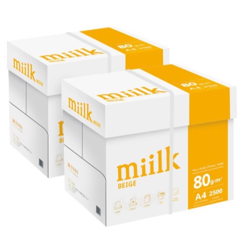 한국제지 밀크 베이지 복사용지 A4 80g (5,000매)