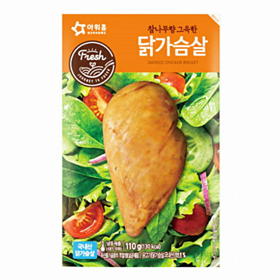 아워홈 참나무향 그윽한 닭가슴살 110g (10개)_이미지