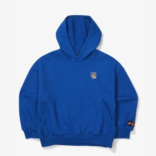 FILA KIDS FK2POF3501X BLK 아동 어반 FILAX고주연 가방 후드 맨투맨 티셔츠