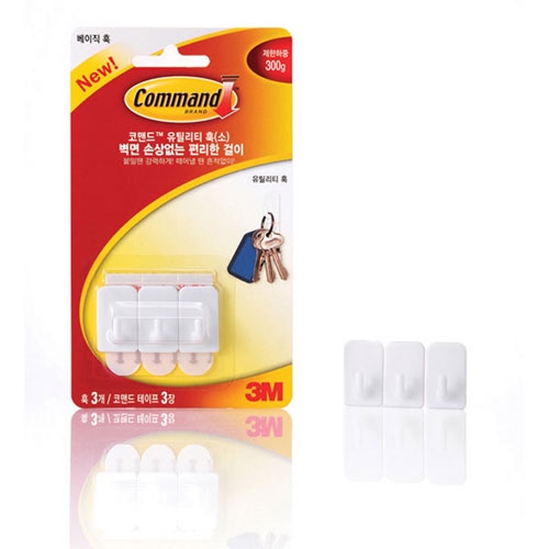 3M 코맨드 다용도 훅 (중)_이미지