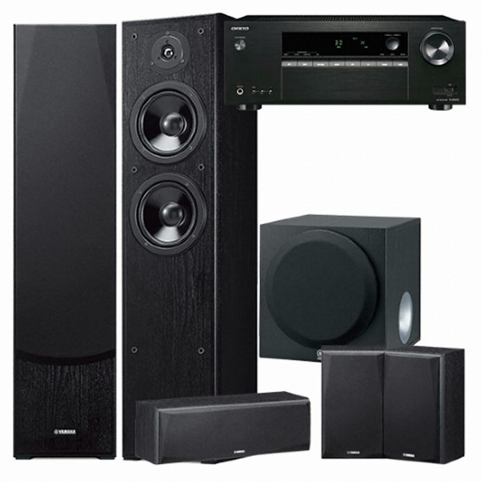 야마하 NS-F51,NS-P51,YST-SW012 + 온쿄 AV리시버 (TX-SR252)