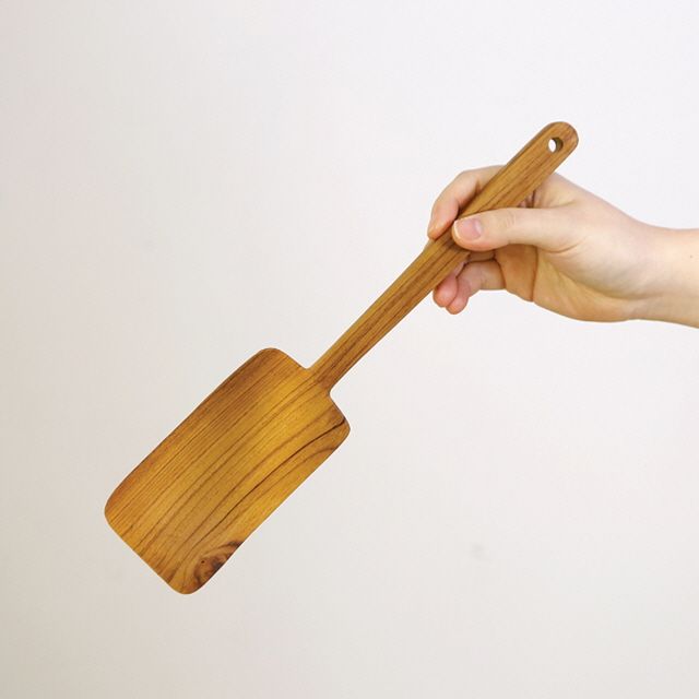 비프로젝트 바른락 티크 우드 슬림 뒤집개